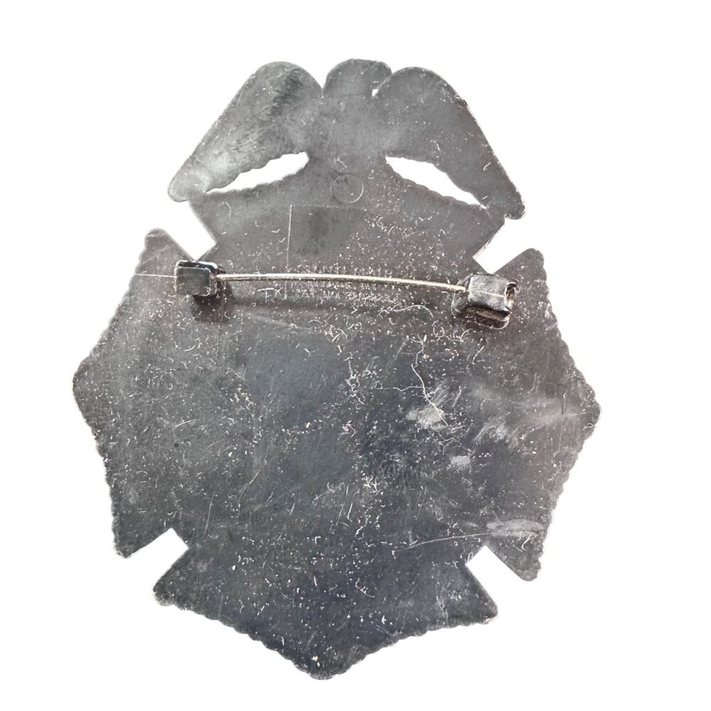 Vintage Wisconsin Junior State Trooper Plastic Badge With Eagle Design - Picture 2 of 2